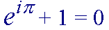 exp(ip)+1=0